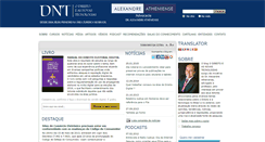 Desktop Screenshot of dnt.adv.br