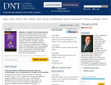 Tablet Screenshot of dnt.adv.br